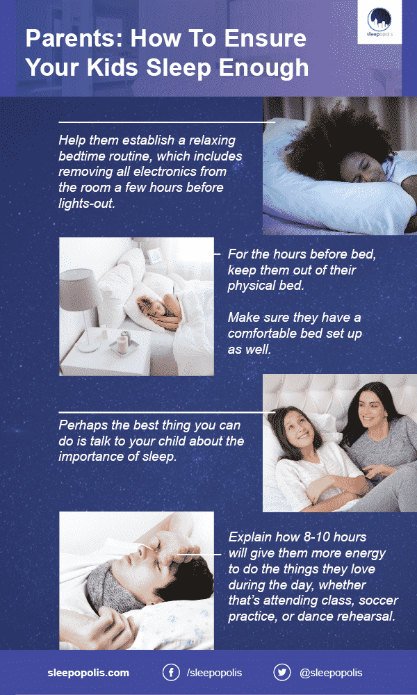 父母如何确保你的孩子睡眠充足