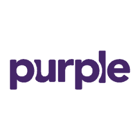 紫色混合床垫