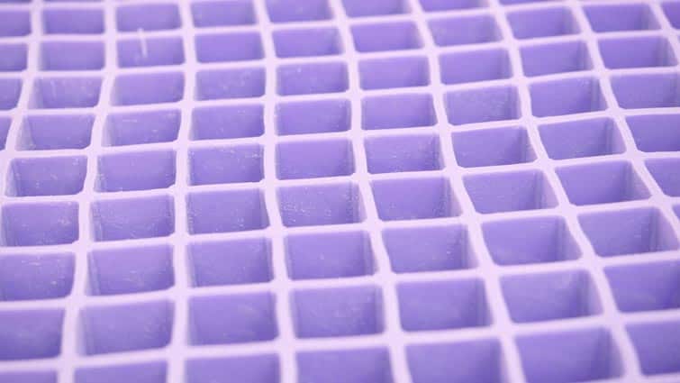 超弹性聚合物紫色床垫
