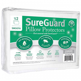 SureGuard 100%防水枕头保护器