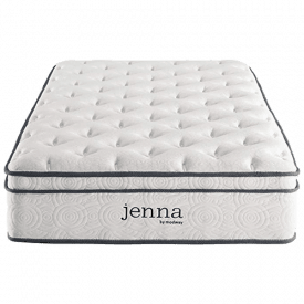 Modway Jenna 10“绗缝枕头顶部床垫