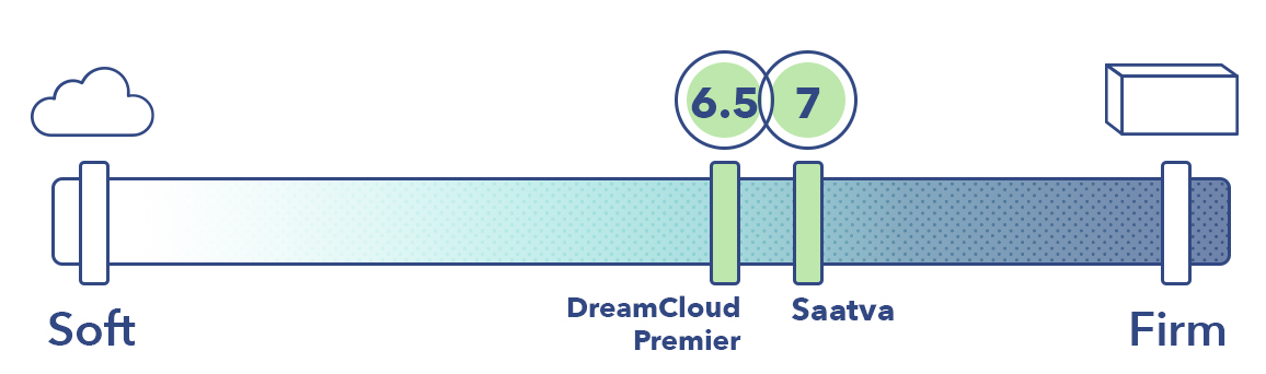 Saatva vs DreamCloud在公司规模上