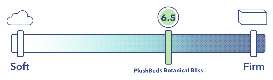 PlushBed上的床垫坚固度量表